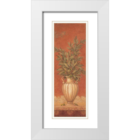Tuscan Reverie II White Modern Wood Framed Art Print with Double Matting by Gladding, Pamela