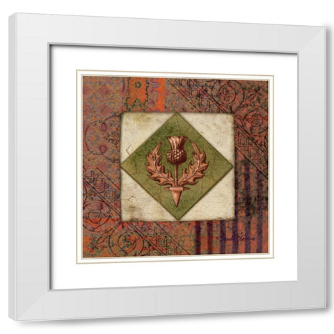 Olive Archivae White Modern Wood Framed Art Print with Double Matting by Gladding, Pamela