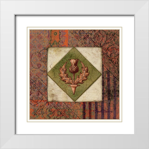 Olive Archivae White Modern Wood Framed Art Print with Double Matting by Gladding, Pamela
