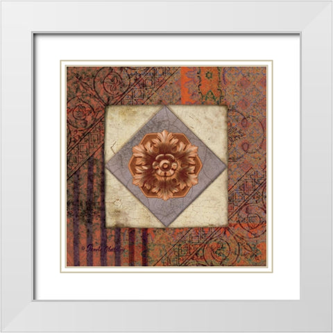 Lavender Archivae White Modern Wood Framed Art Print with Double Matting by Gladding, Pamela