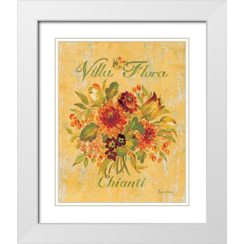 Chianti White Modern Wood Framed Art Print with Double Matting by Gladding, Pamela