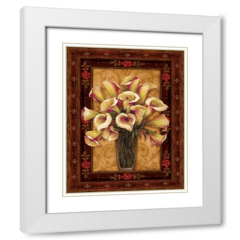 View from Pompeii I White Modern Wood Framed Art Print with Double Matting by Gladding, Pamela
