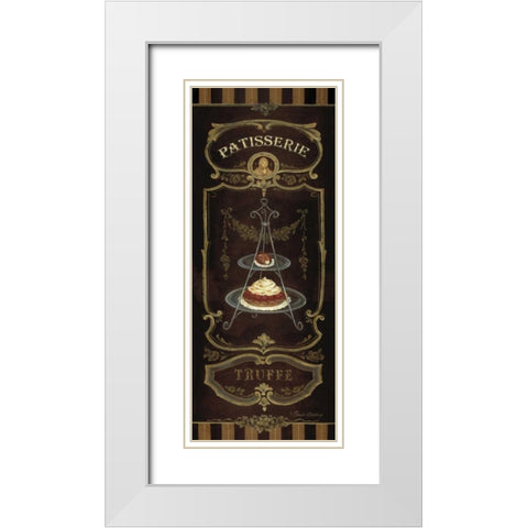 Truffle White Modern Wood Framed Art Print with Double Matting by Gladding, Pamela
