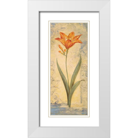 Topaz Skies IV White Modern Wood Framed Art Print with Double Matting by Gladding, Pamela
