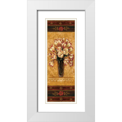 View from Pompeii Panel II White Modern Wood Framed Art Print with Double Matting by Gladding, Pamela