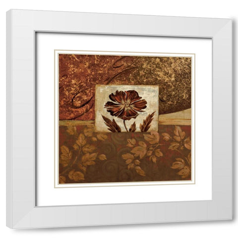 At Waters Edge I White Modern Wood Framed Art Print with Double Matting by Gladding, Pamela