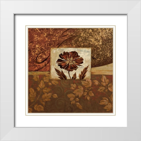 At Waters Edge I White Modern Wood Framed Art Print with Double Matting by Gladding, Pamela
