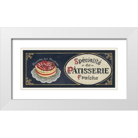 Patisserie White Modern Wood Framed Art Print with Double Matting by Gorham, Gregory