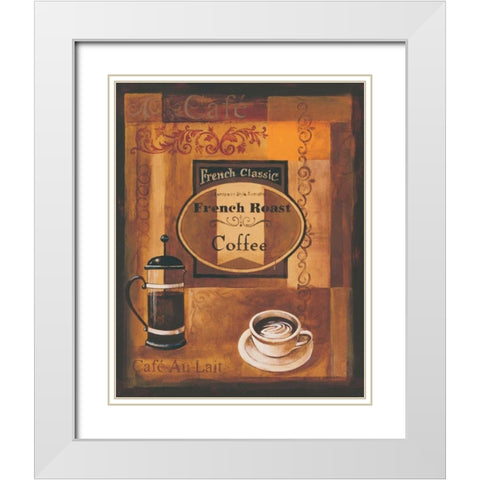 French Classic White Modern Wood Framed Art Print with Double Matting by Gorham, Gregory