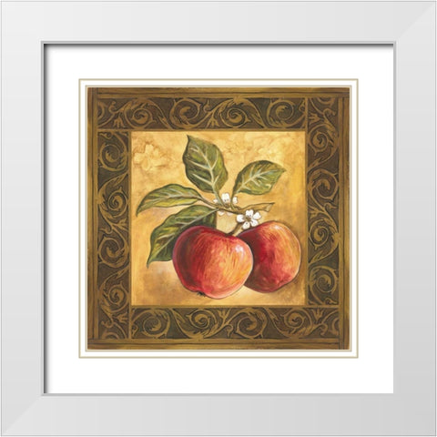 Apple Orchard White Modern Wood Framed Art Print with Double Matting by Gorham, Gregory
