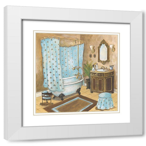 Bain de Cru II White Modern Wood Framed Art Print with Double Matting by Gorham, Gregory