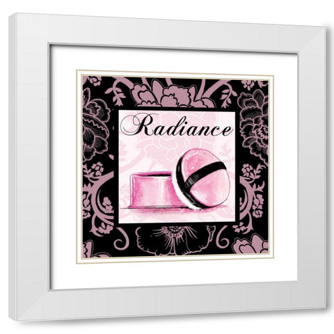 Fashion Pink Radiance White Modern Wood Framed Art Print with Double Matting by Gorham, Gregory