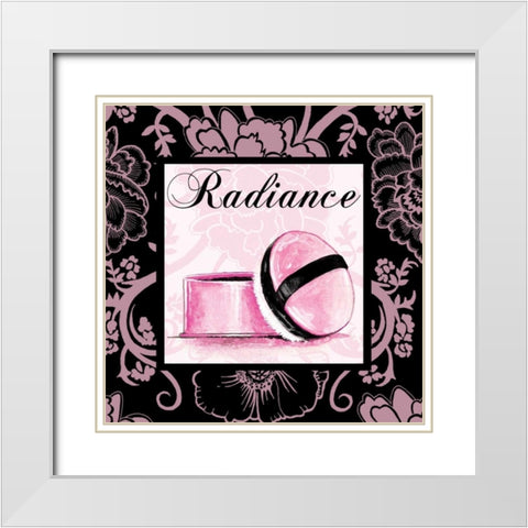 Fashion Pink Radiance White Modern Wood Framed Art Print with Double Matting by Gorham, Gregory