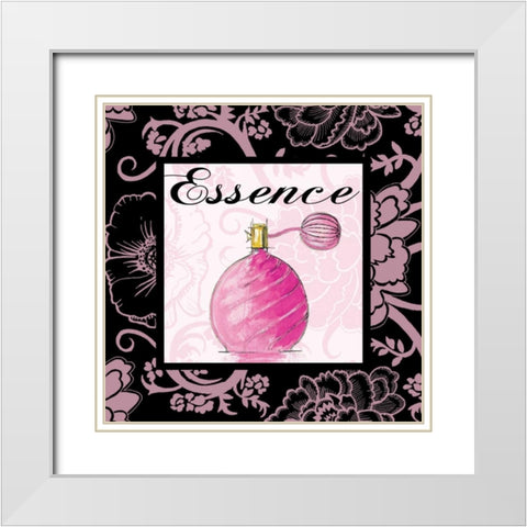 Fashion Pink Essence White Modern Wood Framed Art Print with Double Matting by Gorham, Gregory