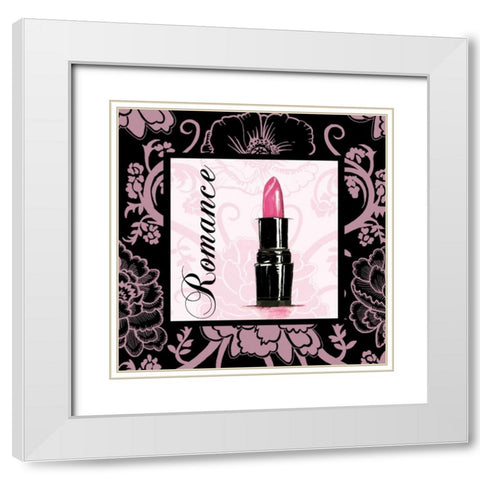 Fashion Pink Romance White Modern Wood Framed Art Print with Double Matting by Gorham, Gregory