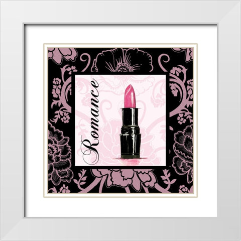 Fashion Pink Romance White Modern Wood Framed Art Print with Double Matting by Gorham, Gregory