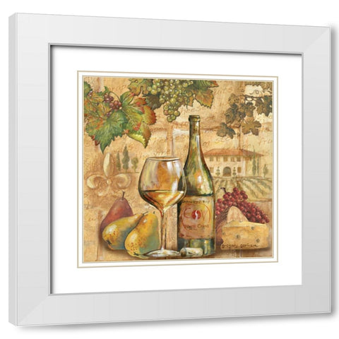 Umbrian Beauty White Modern Wood Framed Art Print with Double Matting by Gorham, Gregory