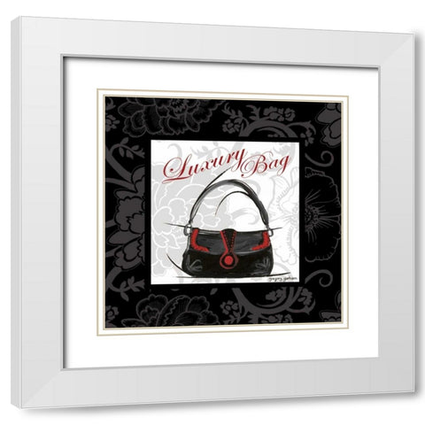 Luxury Bag White Modern Wood Framed Art Print with Double Matting by Gorham, Gregory