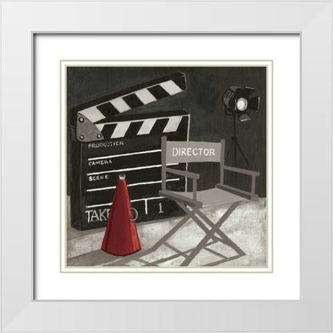 Film III White Modern Wood Framed Art Print with Double Matting by Gorham, Gregory