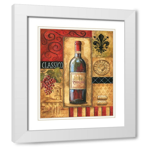 Tuscan Classico White Modern Wood Framed Art Print with Double Matting by Gorham, Gregory