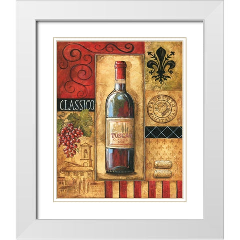 Tuscan Classico White Modern Wood Framed Art Print with Double Matting by Gorham, Gregory