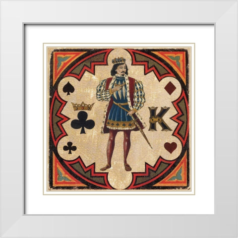 King White Modern Wood Framed Art Print with Double Matting by Gorham, Gregory