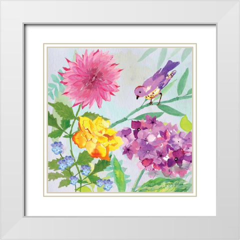 Garden Sanctuary II White Modern Wood Framed Art Print with Double Matting by Gorham, Gregory