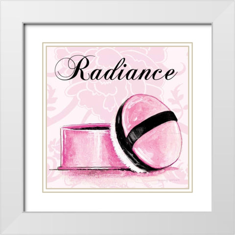 Radiance White Modern Wood Framed Art Print with Double Matting by Gorham, Gregory