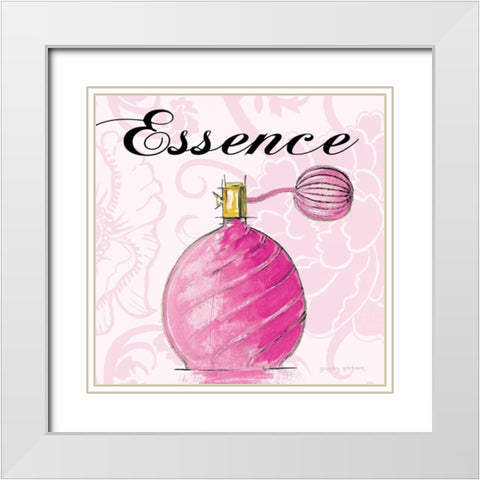 Essence White Modern Wood Framed Art Print with Double Matting by Gorham, Gregory