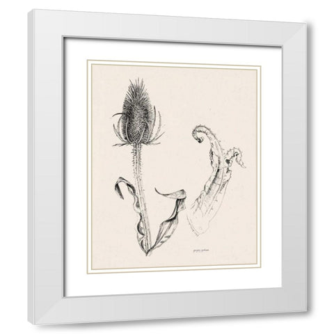 Plant Life IV White Modern Wood Framed Art Print with Double Matting by Gorham, Gregory