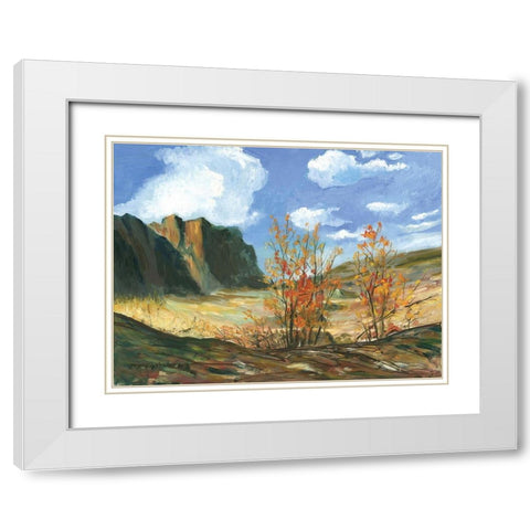 Eastern Columbian River Gorge White Modern Wood Framed Art Print with Double Matting by Gorham, Gregory
