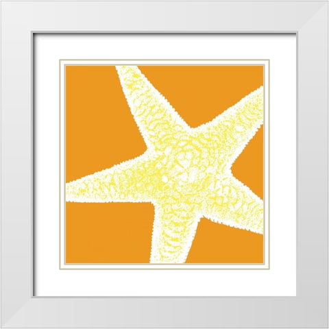 Graphic Shell I White Modern Wood Framed Art Print with Double Matting by Harbick, N