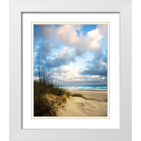 Cotton Candy Sunrise I White Modern Wood Framed Art Print with Double Matting by Hausenflock, Alan