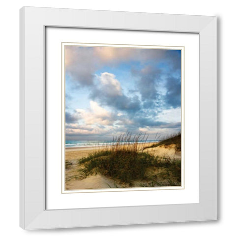 Cotton Candy Sunrise II White Modern Wood Framed Art Print with Double Matting by Hausenflock, Alan