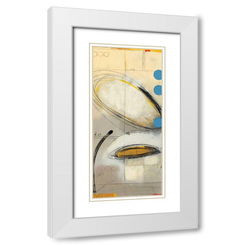 Cosmic I White Modern Wood Framed Art Print with Double Matting by Bach, Marci