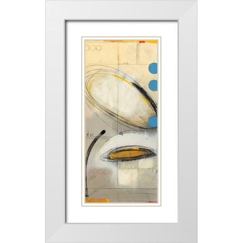 Cosmic I White Modern Wood Framed Art Print with Double Matting by Bach, Marci