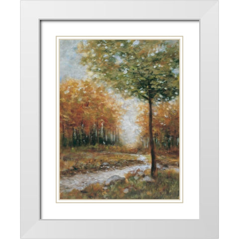 Country Retreat I White Modern Wood Framed Art Print with Double Matting by Lee, Scott