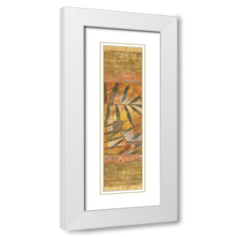 Bamboo Passion II White Modern Wood Framed Art Print with Double Matting by Lee, Scott