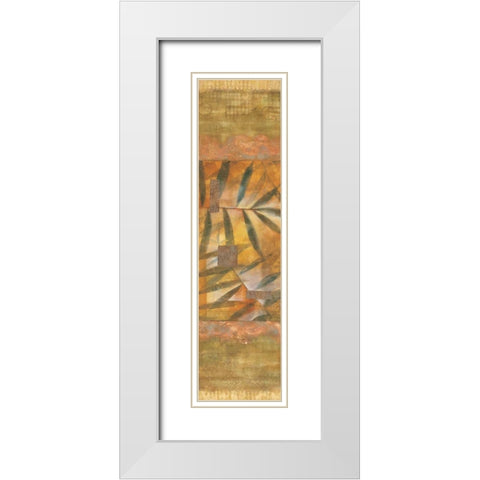 Bamboo Passion II White Modern Wood Framed Art Print with Double Matting by Lee, Scott