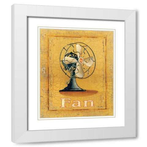 Nine to Five IV White Modern Wood Framed Art Print with Double Matting by Jones, Catherine