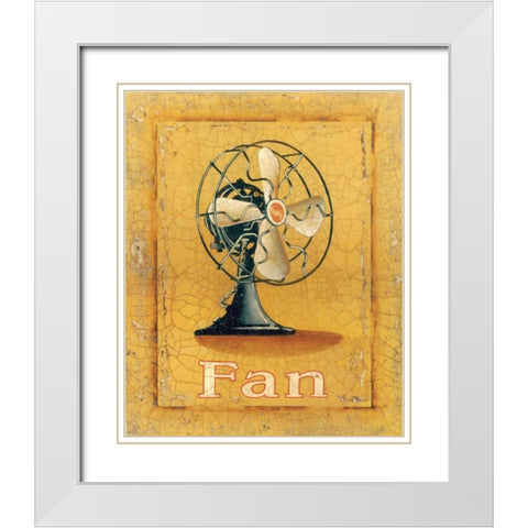Nine to Five IV White Modern Wood Framed Art Print with Double Matting by Jones, Catherine