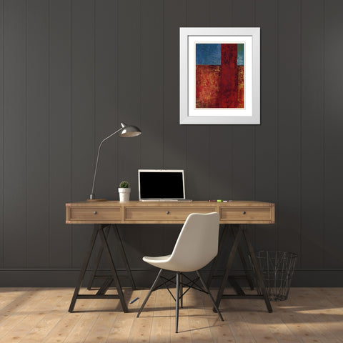 Moment in Time VIII White Modern Wood Framed Art Print with Double Matting by Kime, John
