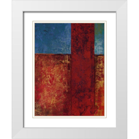 Moment in Time VIII White Modern Wood Framed Art Print with Double Matting by Kime, John