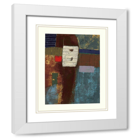 Medford Manor I White Modern Wood Framed Art Print with Double Matting by Kime, John