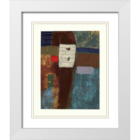 Medford Manor I White Modern Wood Framed Art Print with Double Matting by Kime, John
