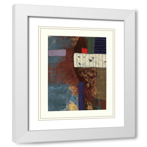 Medford Manor II White Modern Wood Framed Art Print with Double Matting by Kime, John