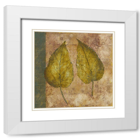 Nature Study III White Modern Wood Framed Art Print with Double Matting by Kime, John