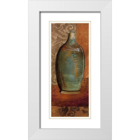 Zen Still Life III White Modern Wood Framed Art Print with Double Matting by Kime, John
