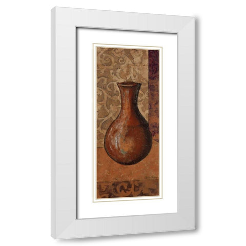 Zen Still Life IV White Modern Wood Framed Art Print with Double Matting by Kime, John