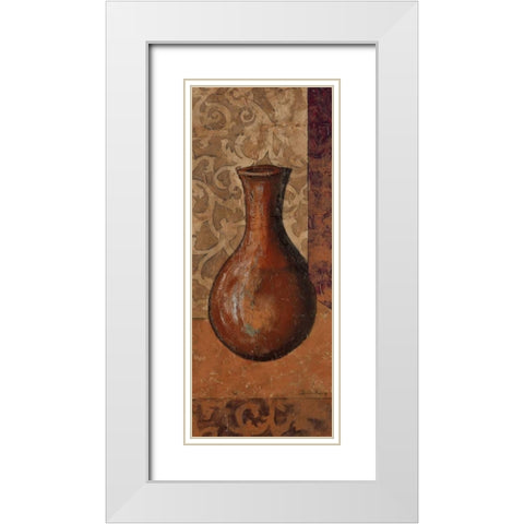 Zen Still Life IV White Modern Wood Framed Art Print with Double Matting by Kime, John